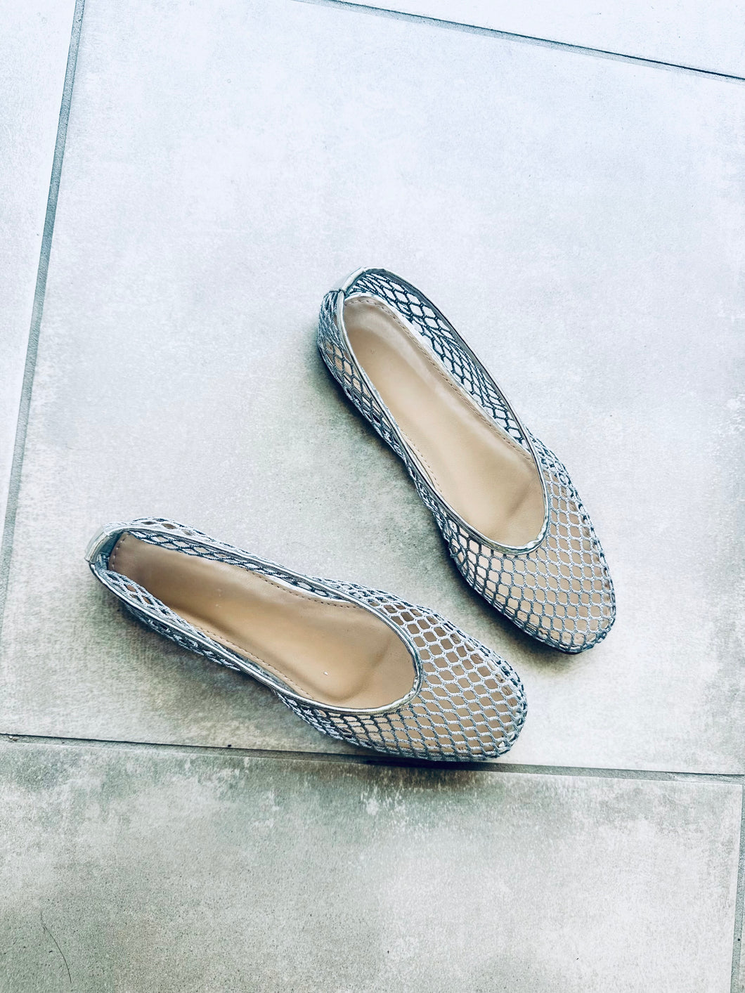 Ballerines FILET silver